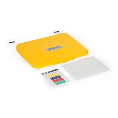 Fantom Procart CKP 524K Temizlik Arabası Çöp Kapağı, Sarı - 1