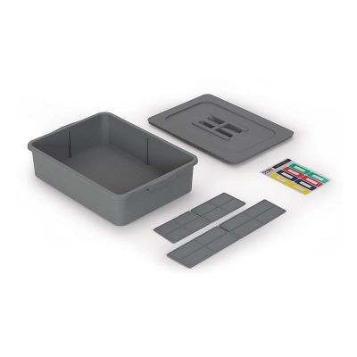 Fantom Procart CKS 630C Temizlik Arabası Çekmece Seti, 18 L - Fantom