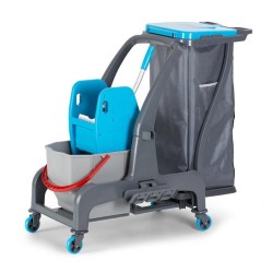 Fantom Procart Jet 725S طقم تنظيف دلو الضغط مع وحدة تجميع النفايات، 25 لتر - Fantom