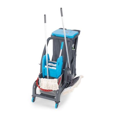 Fantom Procart Jet 725S طقم تنظيف دلو الضغط مع وحدة تجميع النفايات، 25 لتر - Fantom