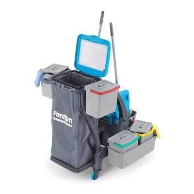 Fantom Procart Jet 726S Pres Kovalı Temizlik Seti, Çöp Toplama Üniteli, 25 L - 2