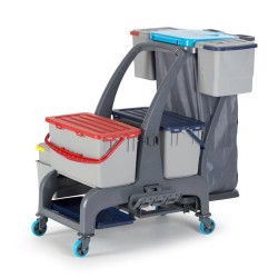 Fantom Procart Jet 731S Sızdırmaz Kovalı Temizlik Seti, Çöp Toplama Üniteli, 2x22 L - Thumbnail