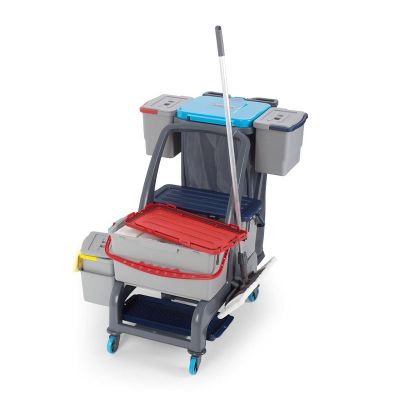 Fantom Procart Jet 731S Sızdırmaz Kovalı Temizlik Seti, Çöp Toplama Üniteli, 2x22 L - Fantom