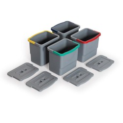 Fantom Procart KOV 539K Cleaning Trolley Bucket Set, Clamshell, 6 L - Fantom