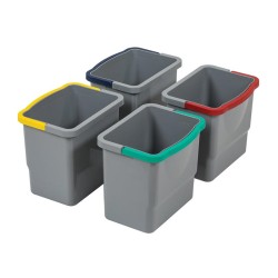 Fantom Procart KOV 540K Cleaning Trolley Bucket Set + 2 Handles, 6 L - Fantom