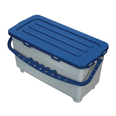 Fantom Procart KOV 546K Kapaklı Sızdırmaz Mop Kovası, Mavi, 22 L - 1