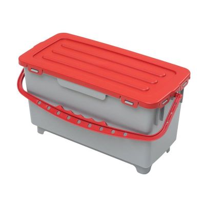 Fantom Procart KOV 547K Kapaklı Sızdırmaz Mop Kovası, Kırmızı, 22 L - 1