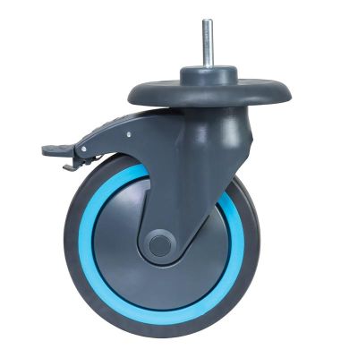 Fantom Procart TPO 517T Frenli ve Tamponlu Plastik Tekerlek, 150 mm - 1