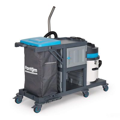 Fantom Procart Vac 901 Combined Cleaning Trolley, 62x143x98 cm - Fantom