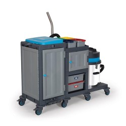 Fantom Procart Vac 903 Combined Cleaning Trolley, 62x144x108 cm - 2