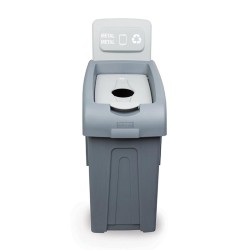 Fantom Procycle 23 Mini Metal Waste Bin, 50 L - 2