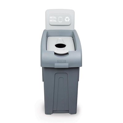 Fantom Procycle 23 Mini Metal Waste Bin, 50 L - Fantom