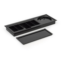 Fantom Protray 2015TP Hotel Type Catering Tray, 12 Pieces, Black - Fantom (1)