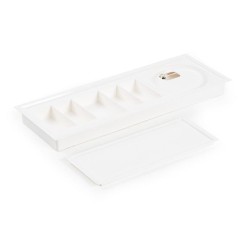 Fantom Protray 2015TP Hotel Type Catering Tray, 12 Pieces, White - 2