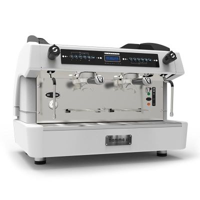 Fiamma Compass 2 Double Boiler Tall Cup Espresso Kahve Makinesi, 2 Gruplu, Beyaz - 1