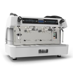 Fiamma Compass 2 Double Boiler Tall Cup Espresso Coffee Machine, 2 Groups, White - 1