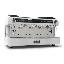 Fiamma Compass 3 Double Boiler Tall Cup Espresso Coffee Machine, 3 Groups, White - Fiamma