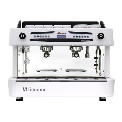 Fiamma Quadrant 2 DSP TC Espresso Coffee Machine, 2 Groups, White - 1