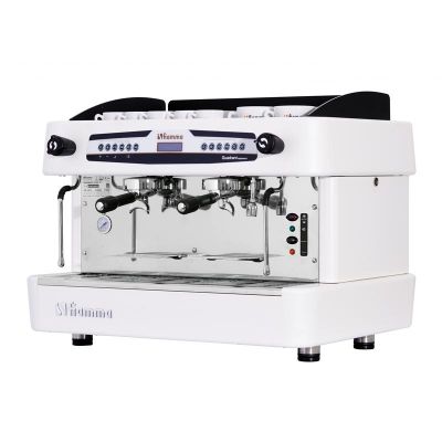 Fiamma Quadrant 2 DSP TC Espresso Coffee Machine, 2 Groups, White - 2