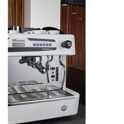Fiamma Quadrant 2 DSP TC Espresso Coffee Machine, 2 Groups, White - 4