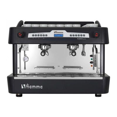 Fiamma Quadrant 2 DSP TC Espresso Kahve Makinesi, 2 Gruplu, Siyah - 1