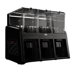 Fill C3-S1 Fıskiyeli Soğuk İçecek Dispenseri, 3x19 L, Siyah 