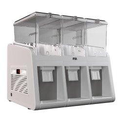 Fill Classic C3-G1 Cold Beverage Dispenser with Fountain, 3x19 L, White Grey 