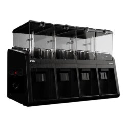 Fill Диспенсер для холодных напитков Classic C4-S1 с фонтаном, 4x19 л, черный 