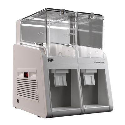 Fill Classic Pro P2-G1 Cold Beverage Dispenser with Fountain, 2x19 L, White Grey - Fill