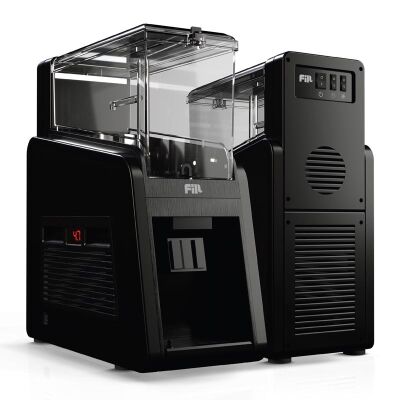 Fill Диспенсер для холодных напитков Classic Pro P2-S1 с фонтаном, 2х19 л, черный - Fill