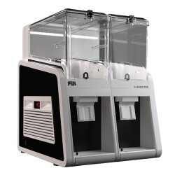 Fill P2-B1 Fıskiyeli Soğuk İçecek Dispenseri, 2x19 L, Beyaz Siyah 