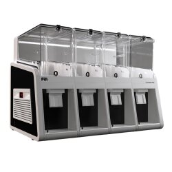 Fill P4-B1 Fıskiyeli Soğuk İçecek Dispenseri, 4x19 L, Beyaz Siyah - 1