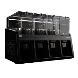 Fill P4-S1 Fıskiyeli Soğuk İçecek Dispenseri, 4x19 L, Siyah 