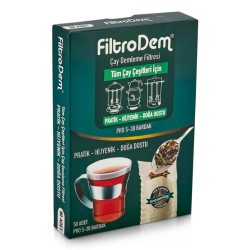 FiltroDem PRO 5-30 Cup Tea Brewing Bag, 50 Pieces - FiltroDem