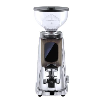 Fiorenzato All Ground Kahve Değirmeni, Chrome Plated & American Walnut - 1