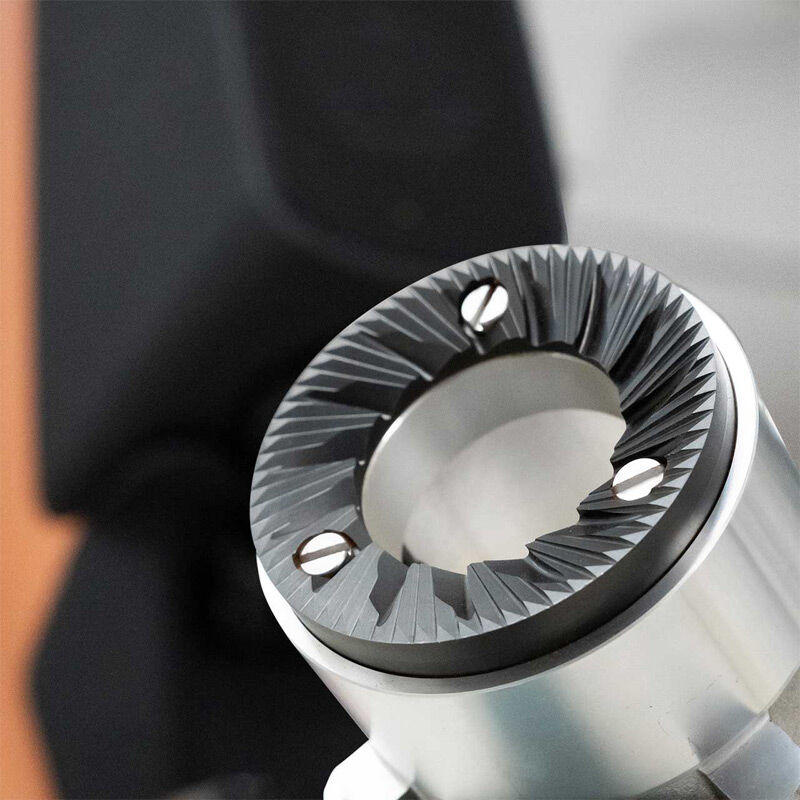 Кофемолка Fiorenzato AllGround, ярко-серебристый и глубокий черный цвета - Fiorenzato