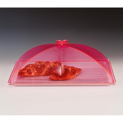 Zicco ZCP-375 Polikarbon Tepsili Akrilik Kapaklı Muhafaza Kabı, 35x55 cm, Pembe - Zicco