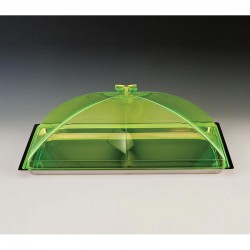 Zicco ZCP-392 Çelik Altlı Akrilik Kapaklı Muhafaza Kabı, 40x29 cm, Yeşil - Zicco