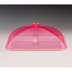 Zicco ZCP-373 Polikarbon Tepsili Akrilik Kapaklı Muhafaza Kabı, 28x43 cm, Pembe - Zicco