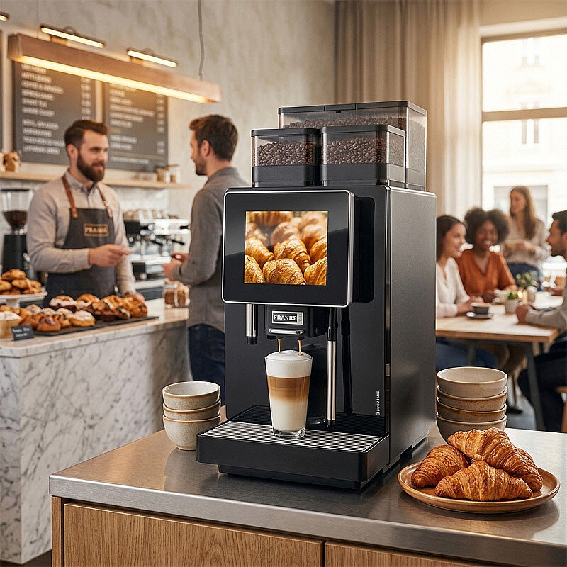 Franke A400 MS EC 1G H1 Süper Otomatik Espresso Kahve Makinesi - Franke