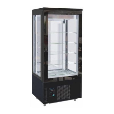 Frenox DN4-SY Upright Cake Display Cabinet, 400 L, Black - Frenox