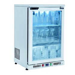 Frenox SL-150-G خزانة تبريد الأكواب ذات الباب الزجاجي، 1 باب، 150 لتر - Frenox