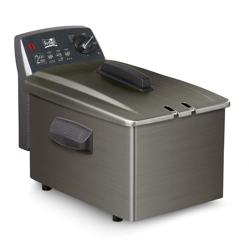 Friteuse Turbo FRITEL SF 4345 - 4 L, 3200 W - Double Chauffage, Cuisson 50% Plus Rapide - Pour 3 à 5 Personnes