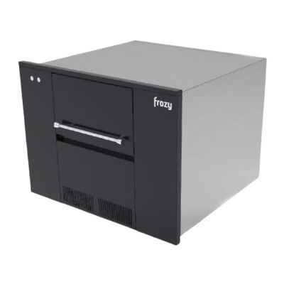 Frozy FR20 Full Ankastre Ev Tipi Hazneli Küp Buz Makinesi, 26 kg/gün Kapasiteli - 1
