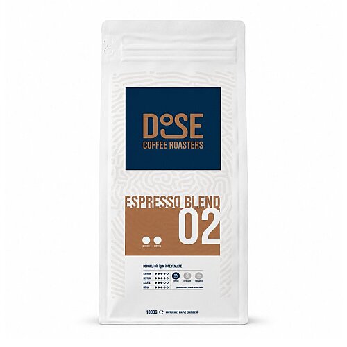 Fube Co DOSE 02 Espresso Blend Çekirdek Kahve, 1000 gr - Fube Co