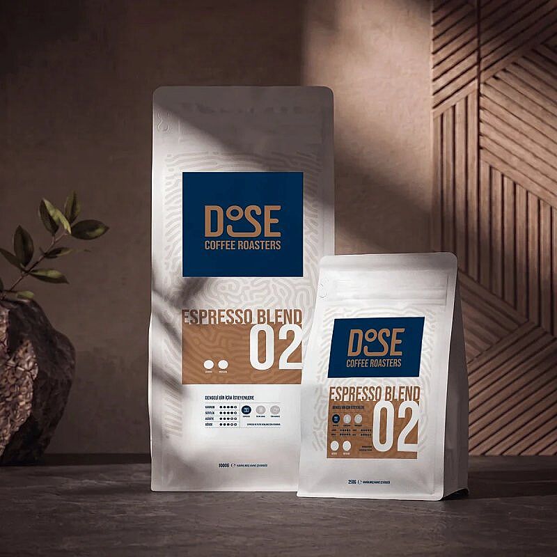Fube Co DOSE 02 Espresso Blend Çekirdek Kahve, 1000 gr - Fube Co