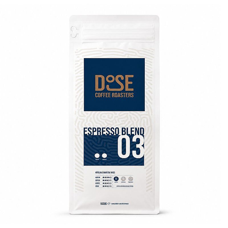 Fube Co DOSE 03 Espresso Blend Çekirdek Kahve, 1000 gr - Fube Co