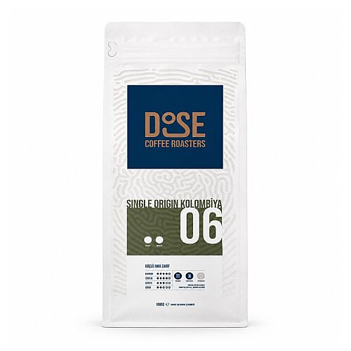 Fube Co DOSE 06 SO Kolombiya Çekirdek Kahve, 1000 gr - Fube Co