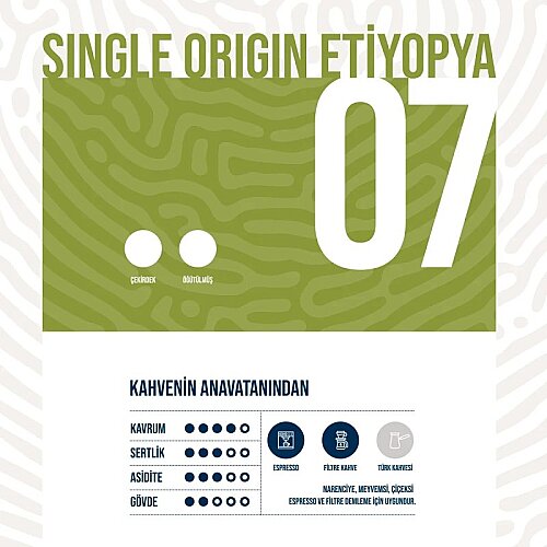 Fube Co DOSE 07 SO Etiyopya Çekirdek Kahve, 1000 gr - Fube Co (1)