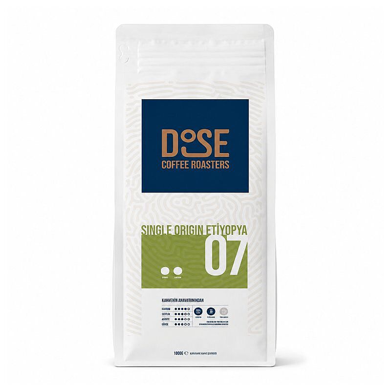 Fube Co DOSE 07 SO Etiyopya Öğütülmüş Filtre Kahve, 1000 gr - Fube Co